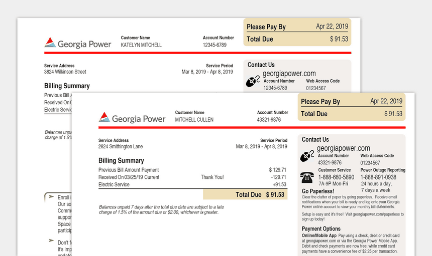 Energy Bill Theme